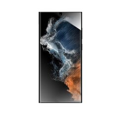 Защитная плёнка для экрана с олеофобным покрытием 9H Forcell Flexible Nano Glass 5D для Samsung Galaxy S22 Ultra, чёрная цена и информация | Google Pixel 3a - 3mk FlexibleGlass Lite™ защитная пленка для экрана | pigu.lt