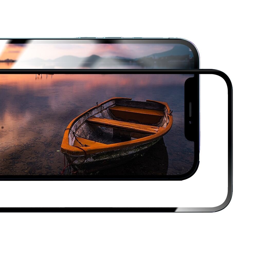 9H Forcell Flexible Nano Glass 5D for iPhone Xs Max/11 Pro Max 6,5" black kaina ir informacija | Apsauginės plėvelės telefonams | pigu.lt