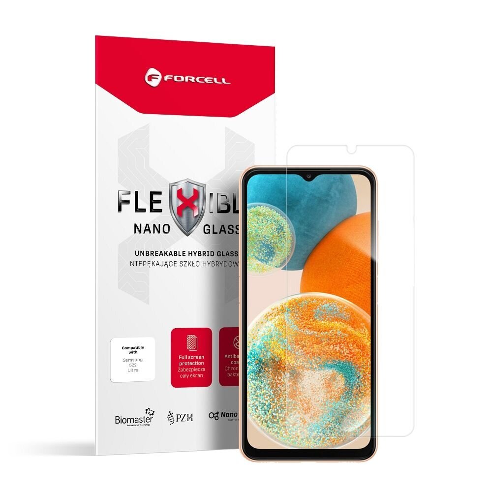 9H Forcell Flexible Nano Glass for Samsung Galaxy A23 5G kaina ir informacija | Apsauginės plėvelės telefonams | pigu.lt