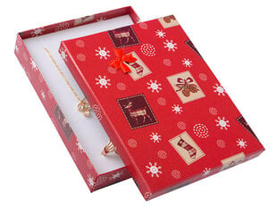 JK Box Kalėdinių dovanų popierinė dėžutė XK-10 / A7 kaina ir informacija | Dovanų pakavimo priemonės | pigu.lt