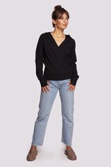 Džemperis moterims Bewar, juodas kaina ir informacija | Džemperiai moterims | pigu.lt