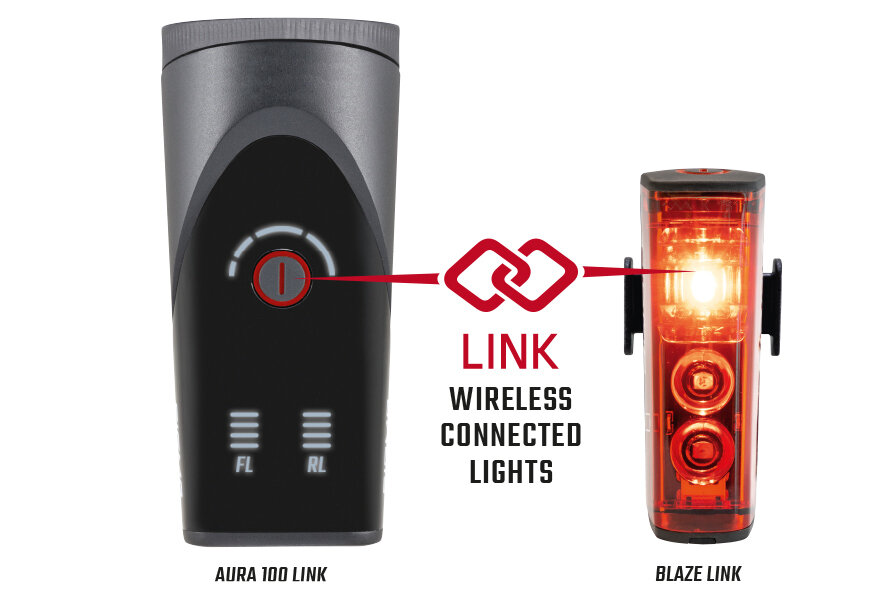 Apšvietimo komplektas Sigma Aura 100 + Blaze Link USB kaina ir informacija | Žibintai ir atšvaitai dviračiams | pigu.lt