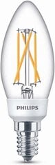 Philips LED Classic scenos jungiklis ekv.40W B35 E14 šiltai balta lemputė kaina ir informacija | Elektros lemputės | pigu.lt