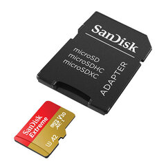 SanDisk Extreme MicroSDXC 512 GB 190/130 MB/S UHS-I U3 (SDSQXAV-512G-GN6MA) цена и информация | Карты памяти для телефонов | pigu.lt