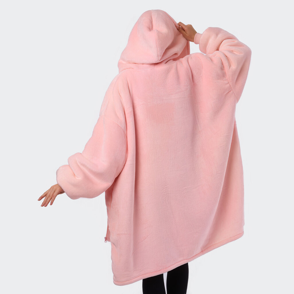 BARAMOOR džemperis - pledas su užtrauktuku "Light Pink" kaina ir informacija | Originalūs džemperiai | pigu.lt