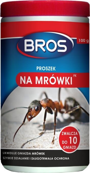 Milteliai skruzdėlėms naikinti Bros, 100 g kaina ir informacija | Vabzdžių naikinimas | pigu.lt