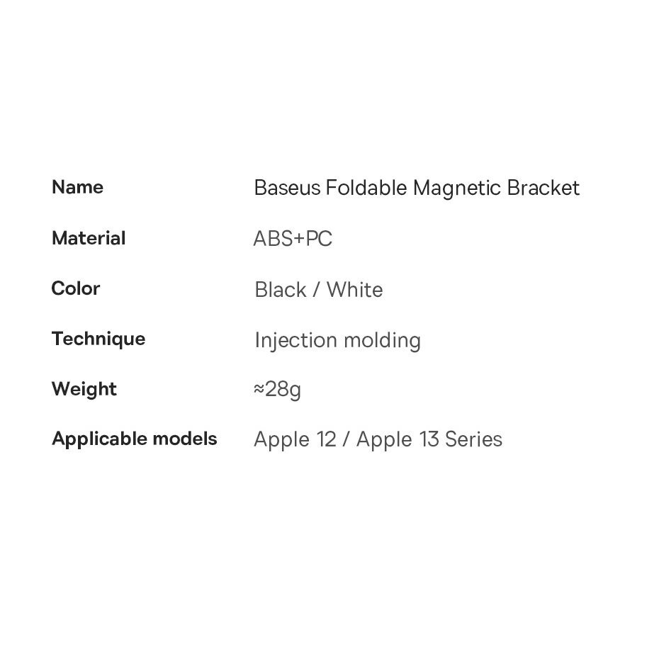 Baseus Foldable Magnetic Bracket цена и информация | Priedai telefonams | pigu.lt