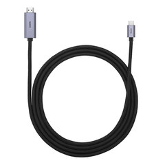 Baseus High Definition Series adapter cable USB Type C - HDMI 2.0 4K 60Hz 2m (WKGQ010101) kaina ir informacija | Laidai telefonams | pigu.lt