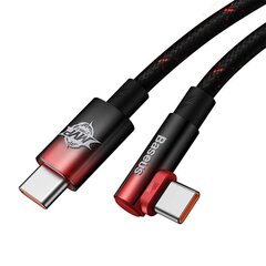 Baseus MVP2 USB-C to USB-C Cable, 100W, 1m (Black / Red) цена и информация | Кабели для телефонов | pigu.lt