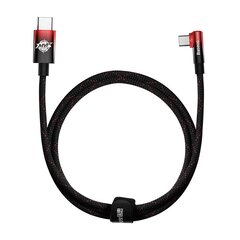 Baseus MVP2 USB-C to USB-C Cable, 100W, 1m (Black / Red) цена и информация | Кабели для телефонов | pigu.lt