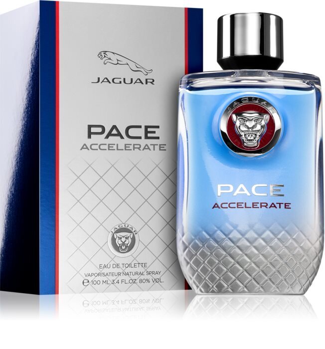 Tualetinis vanduo Jaguar Pace Accelerate EDT vyrams 100 ml kaina ir informacija | Kvepalai vyrams | pigu.lt