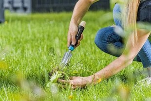 Gardena Ecoline Weedtecher: для легкого удаления сорняков без химических веществ, эргономичной ручки, металла с покрытием, изготовленного из переработанных материалов (17702-20) цена и информация | Садовые инструменты | pigu.lt