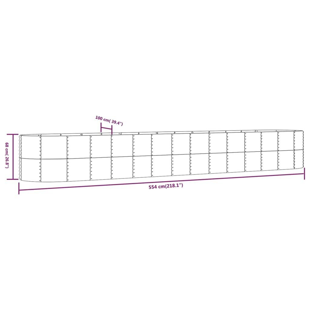 Sodo lovelis 68 cm kaina ir informacija | Loveliai | pigu.lt