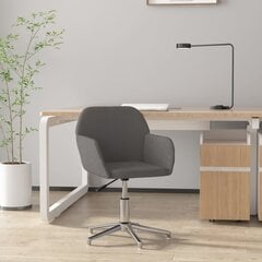 Pasukama biuro kėdė, šviesiai pilkos spalvos, audinys kaina ir informacija | Biuro kėdės | pigu.lt