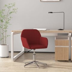 Pasukama biuro kėdė, raudonojo vyno spalvos kaina ir informacija | Biuro kėdės | pigu.lt