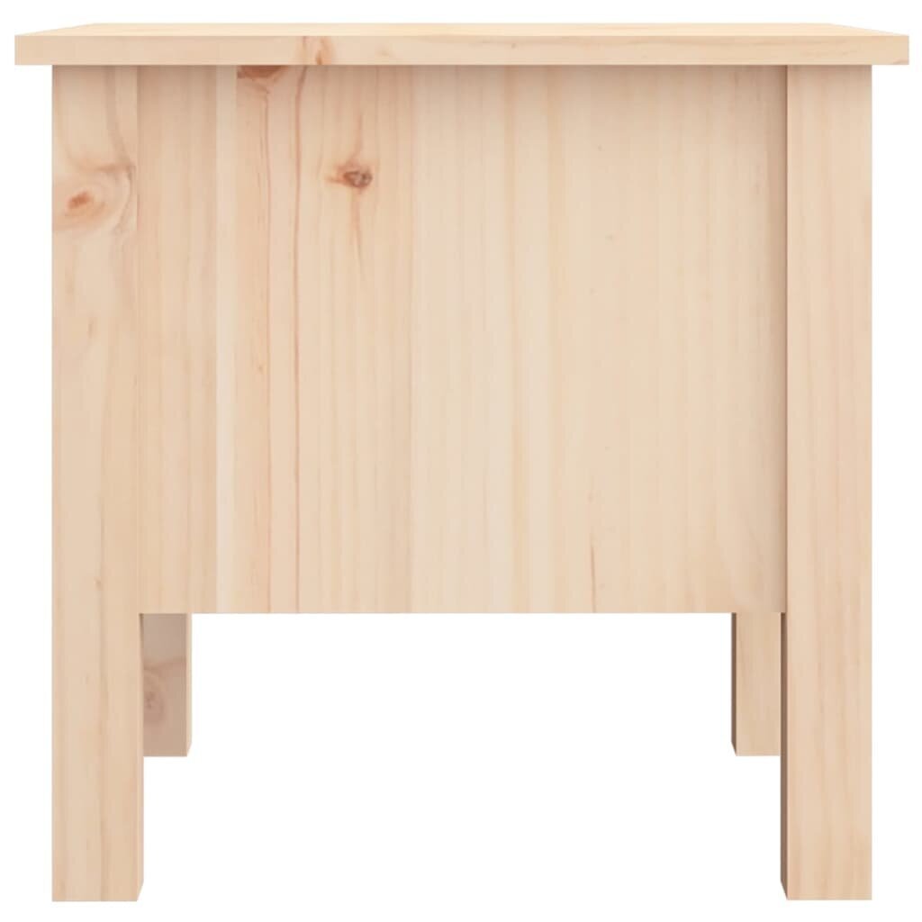 Šoniniai staliukai, 2vnt., 40x40x39cm, pušies medienos masyvas kaina ir informacija | Kavos staliukai | pigu.lt