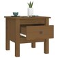 Šoniniai staliukai, 2vnt., medaus rudi, 40x40x39cm, pušis kaina ir informacija | Kavos staliukai | pigu.lt