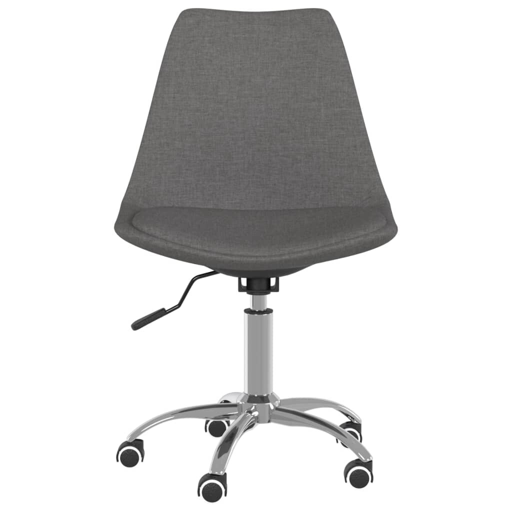 Pasukama biuro kėdė, tamsiai pilkos spalvos kaina ir informacija | Biuro kėdės | pigu.lt