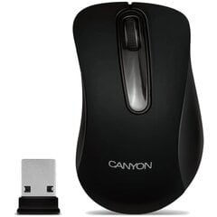Belaidė Canyon CNS-CMSW2 pelė, juoda цена и информация | Мыши | pigu.lt
