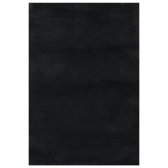 Shaggy tipo kilimas, juodas, 160x230cm, neslystantis цена и информация | Ковры | pigu.lt