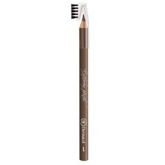 Antakių pieštukas Dermacol Soft eyebrow pencil, 01, 1.6 g цена и информация | Карандаши, краска для бровей | pigu.lt