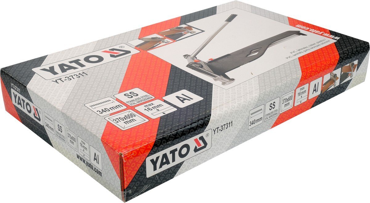 Giljotina, laminatui 340mm Yato (YT-37311) kaina ir informacija | Mechaniniai įrankiai | pigu.lt