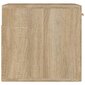 Sieninė spintelė, Apdirbta mediena, 80x35x36,5cm, ąžuolo spalva kaina ir informacija | Svetainės spintelės | pigu.lt