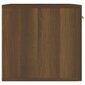 Sieninė spintelė, Apdirbta mediena, 60x36,5x35cm, ruda ąžuolo spalva kaina ir informacija | Svetainės spintelės | pigu.lt