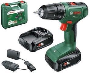 Аккумуляторная дрель Bosch EasyDrill 18V-40, (2x2,0 Ач), 0-430 / 1630 мин-1 цена и информация | Bosch Инструменты | pigu.lt