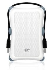 SILICON POWER 2TB, PORTABLE HARD DRIVE ARMOR A30, WHITE kaina ir informacija | Išoriniai kietieji diskai (SSD, HDD) | pigu.lt