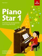 Piano Star, Book 1: 24 Pieces for Young Pianists Up to Prep Test Level, Book 1 цена и информация | Книги об искусстве | pigu.lt