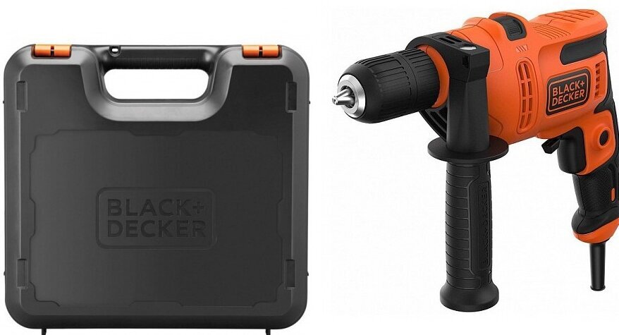 Elektrinis smūginis gręžtuvas Black&Decker BEH200K-QS цена и информация | Suktuvai, gręžtuvai | pigu.lt