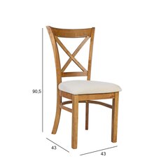 Valgomojo kėdė Mix & Match, baltos spalvos kaina ir informacija | Virtuvės ir valgomojo kėdės | pigu.lt