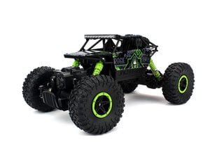 Внедорожник 4WD Rock Crawler 1:18 2.4Ггц, зеленый цена и информация | Игрушки для мальчиков | pigu.lt