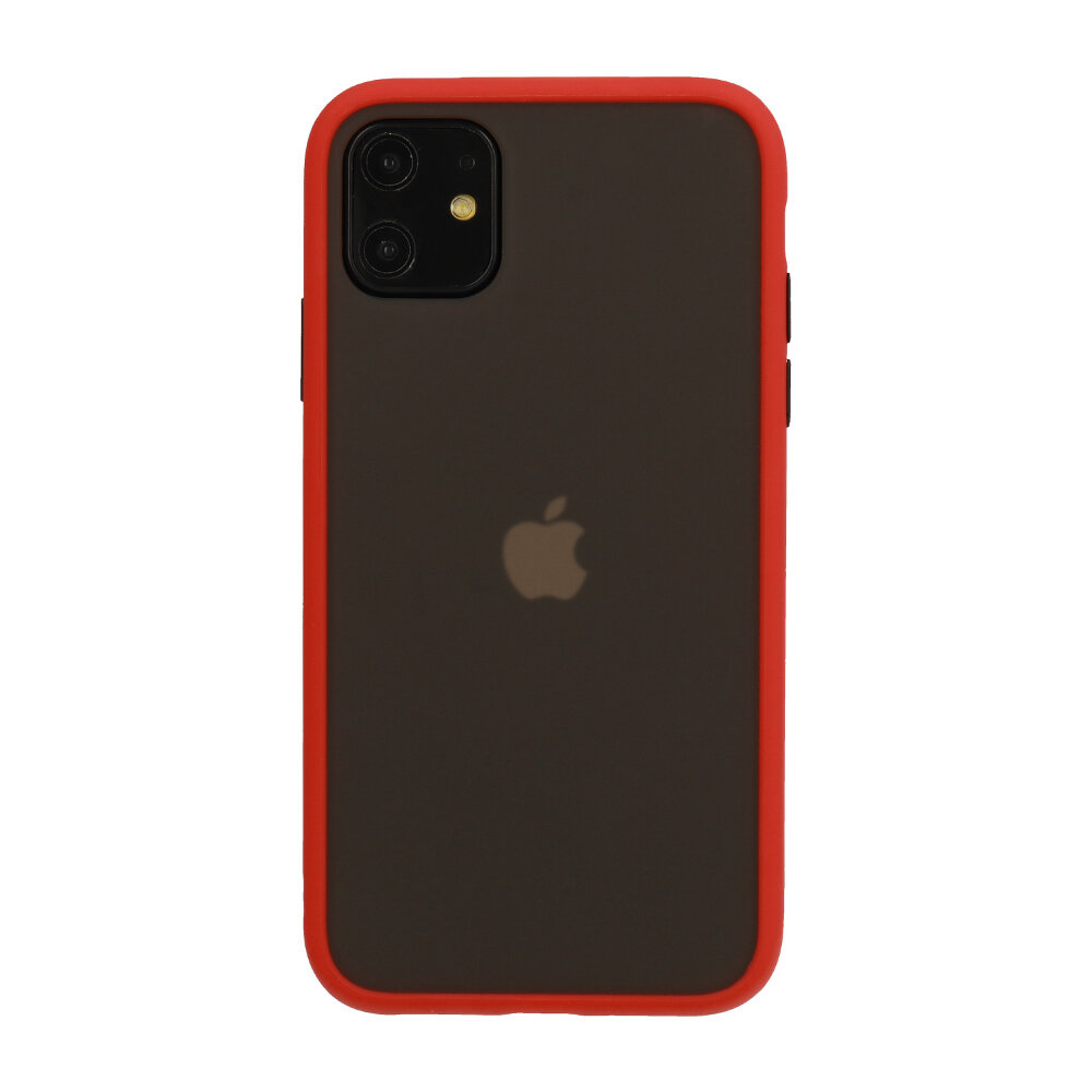 Dėklas telefonui Color Button - iPhone XR , raudona kaina ir informacija | Telefono dėklai | pigu.lt