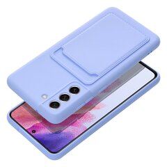 Dėklas telefonui Forcell CARD - Samsung S21 FE, violetinė kaina ir informacija | Telefono dėklai | pigu.lt
