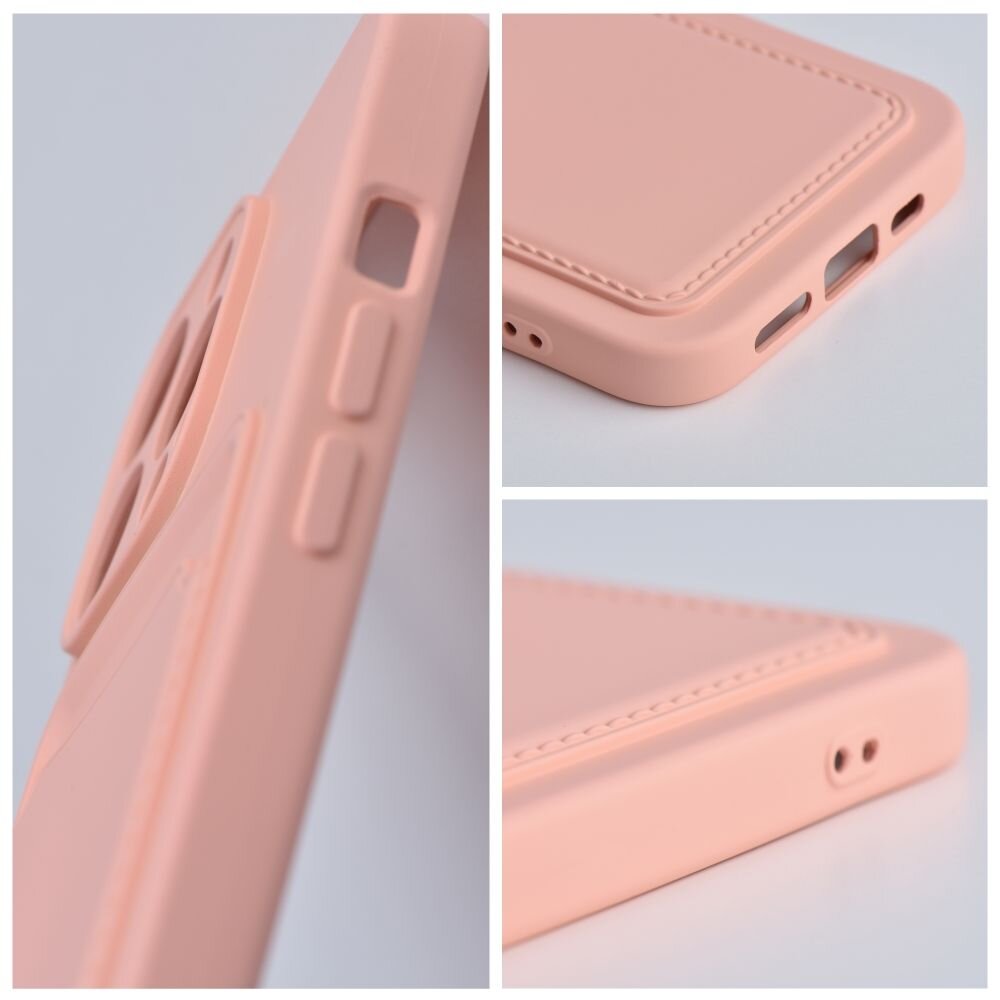 Dėklas telefonui Forcell CARD - Xiaomi Redmi NOTE 11 / 11S, rožinis kaina ir informacija | Telefono dėklai | pigu.lt