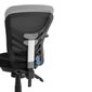 Ergonomiška pasukama kėdė SONGMICS OBN52BK цена и информация | Biuro kėdės | pigu.lt