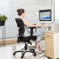 Ergonomiška pasukama kėdė SONGMICS OBN52BK kaina ir informacija | Biuro kėdės | pigu.lt