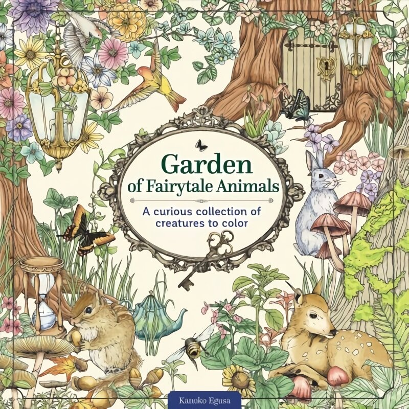 Garden of Fairytale Animals: A Curious Collection of Creatures to Color kaina ir informacija | Knygos apie sveiką gyvenseną ir mitybą | pigu.lt