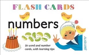 Numbers - Flash Cards - 56 word and number cards, with learning tips: 56 Word and Number Cards, with Learning Tips цена и информация | Книги для самых маленьких | pigu.lt