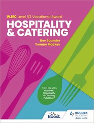 WJEC Level 1/2 Vocational Award in Hospitality and Catering kaina ir informacija | Knygos paaugliams ir jaunimui | pigu.lt