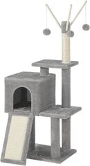 Feandrea kačių draskyklė PCT143W01, 118 cm, pilka kaina ir informacija | Draskyklės | pigu.lt