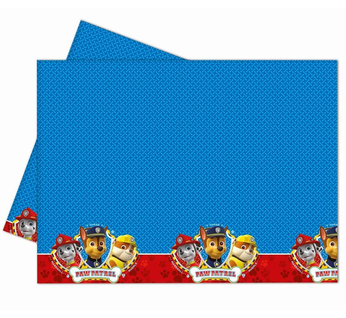 Plastikinė staltiesė "Paw Patrol", 120 x 180cm 88544 kaina ir informacija | Vienkartiniai indai šventėms | pigu.lt