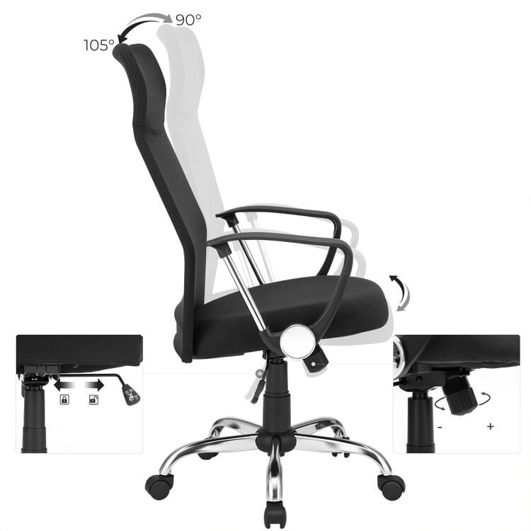 Biuro kėdė Songmics цена и информация | Biuro kėdės | pigu.lt