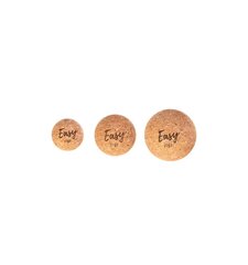 MASAŽINIS KAMUOLIUKAS CORK BALL EASY YOGA 8CM kaina ir informacija | Masažo reikmenys | pigu.lt