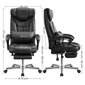 Vadovo kėdė su galvos ir kojų atrama SONGMICS OBG75B kaina ir informacija | Biuro kėdės | pigu.lt