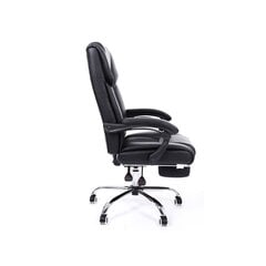 Juoda dirbtinės odos vadovo kėdė Songmics OBG71B kaina ir informacija | Biuro kėdės | pigu.lt