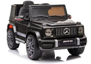 Двухместный детский электромобиль Mercedes G63 BBH-0002, черный цвет цена и информация | Электромобили для детей | pigu.lt