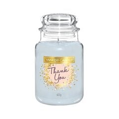 Yankee Candle Aromatinė žvakė "Classic" didelė "Ačiū" 623 g kaina ir informacija | Žvakės, Žvakidės | pigu.lt